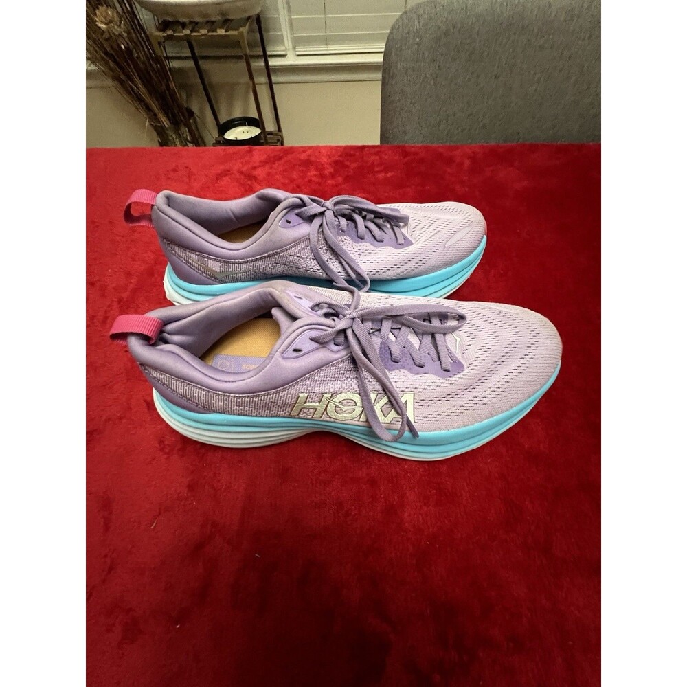 Size 9.5B - Hoka One One HOKA Bondi 8 Ether Illusion Women - Picture 2 of 9